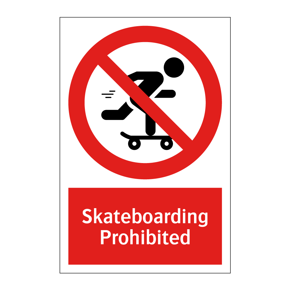 Skateboarding Prohibited
