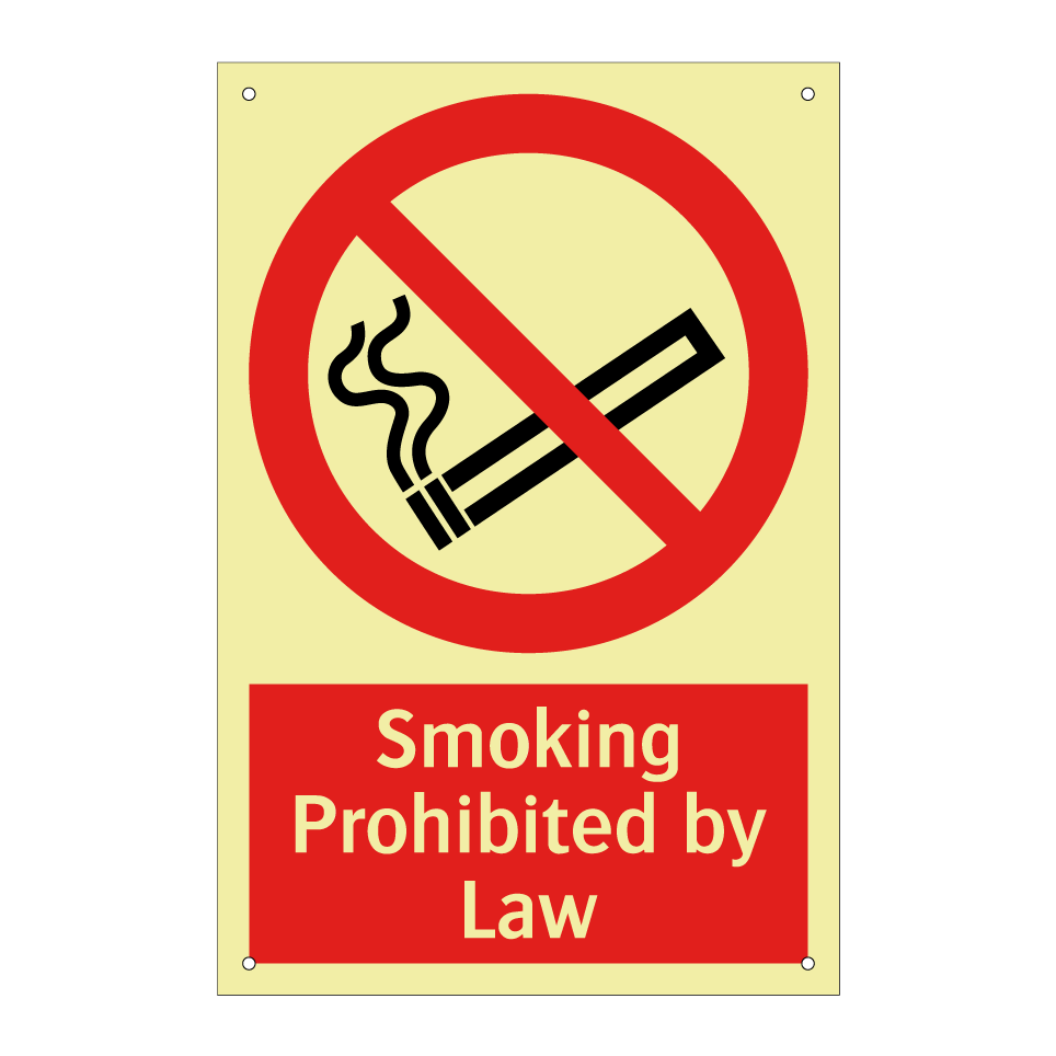 Smoking Prohibited by Law