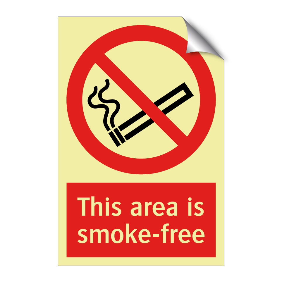 This area is smoke-free