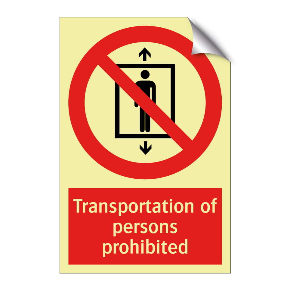 Transportation of persons prohibited