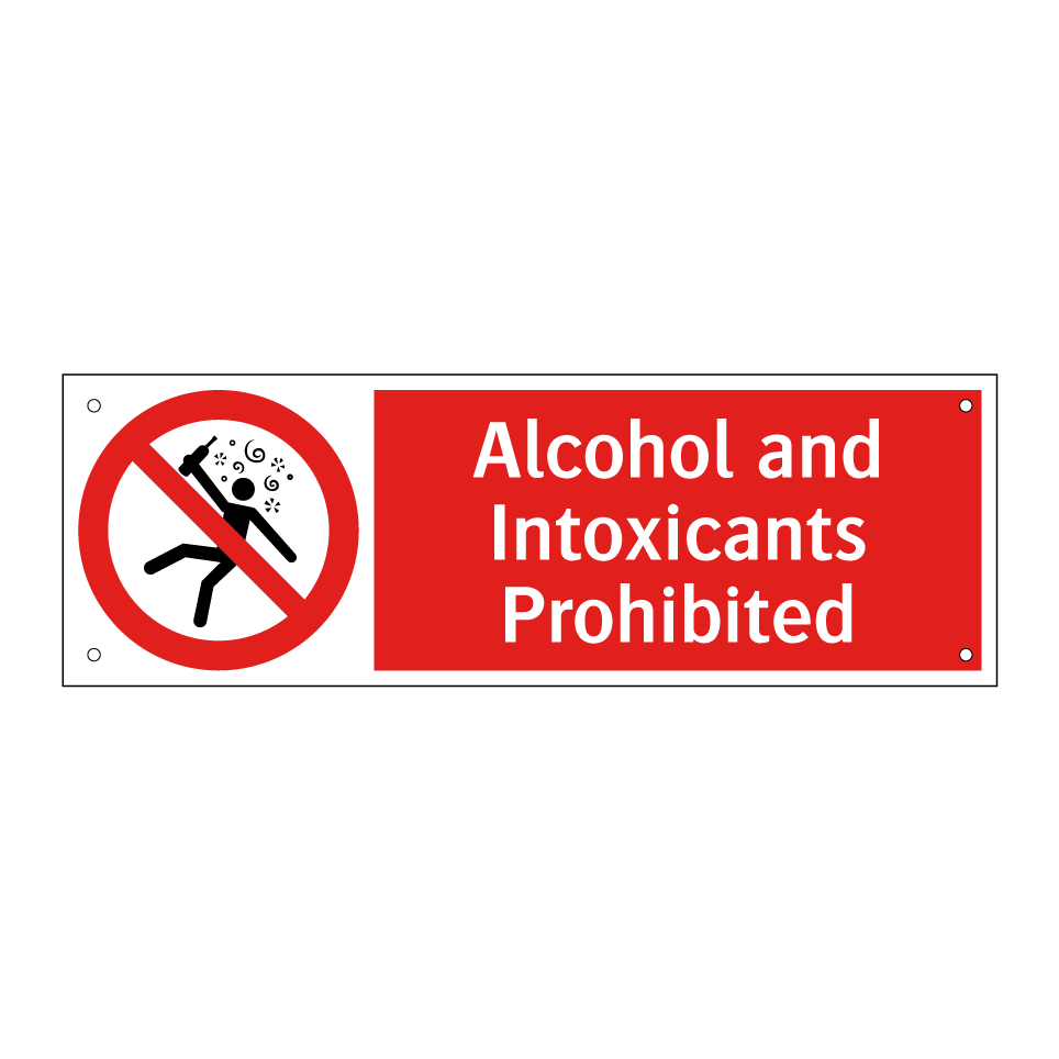 Alcohol and Intoxicants Prohibited