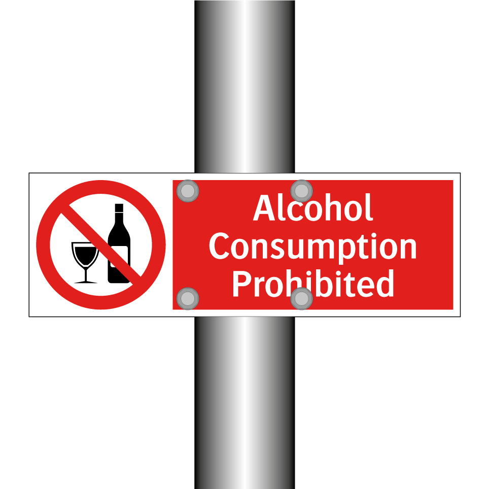 Alcohol Consumption Prohibited