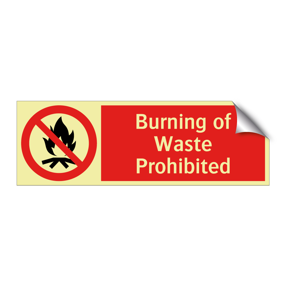 Burning of Waste Prohibited