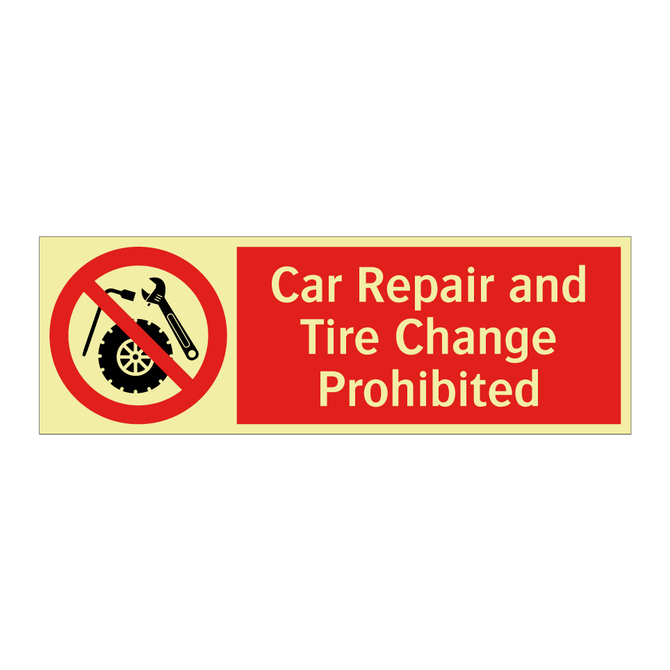 Car Repair and Tire Change Prohibited