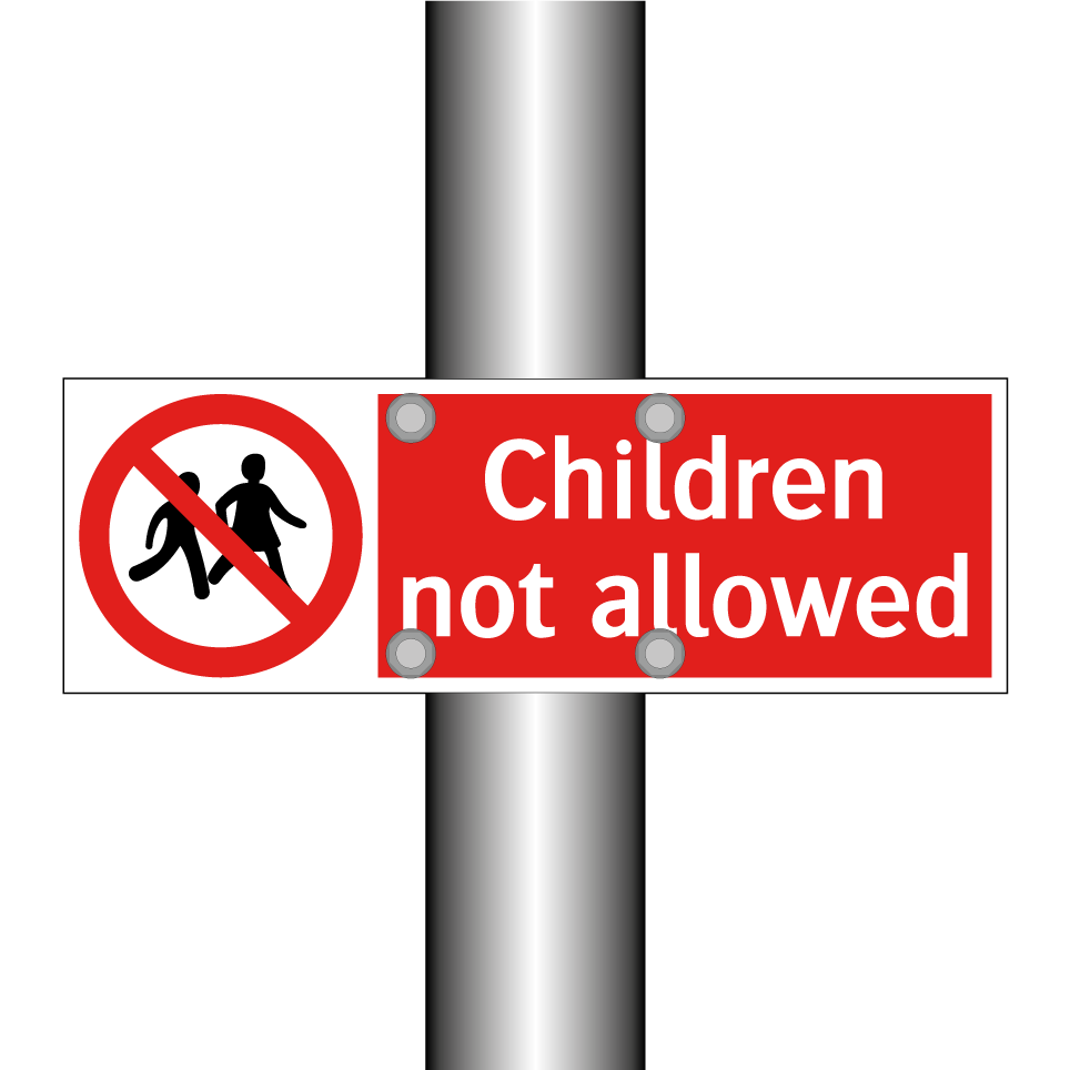 Children not allowed