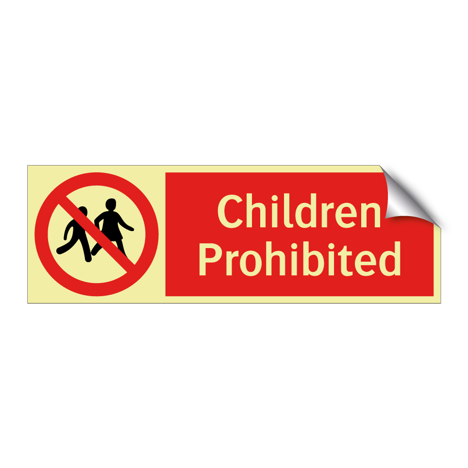 Children Prohibited