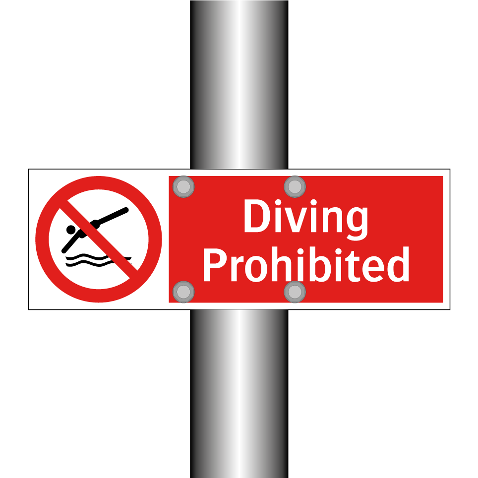 Diving Prohibited