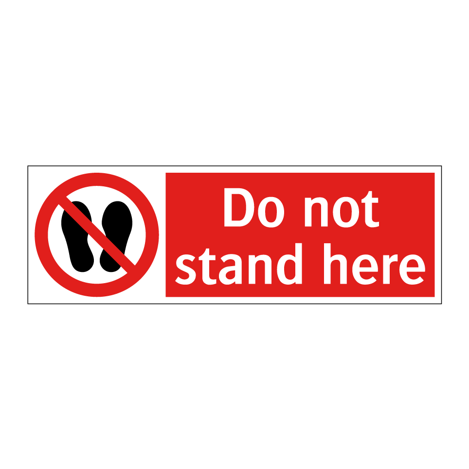 Do not stand here