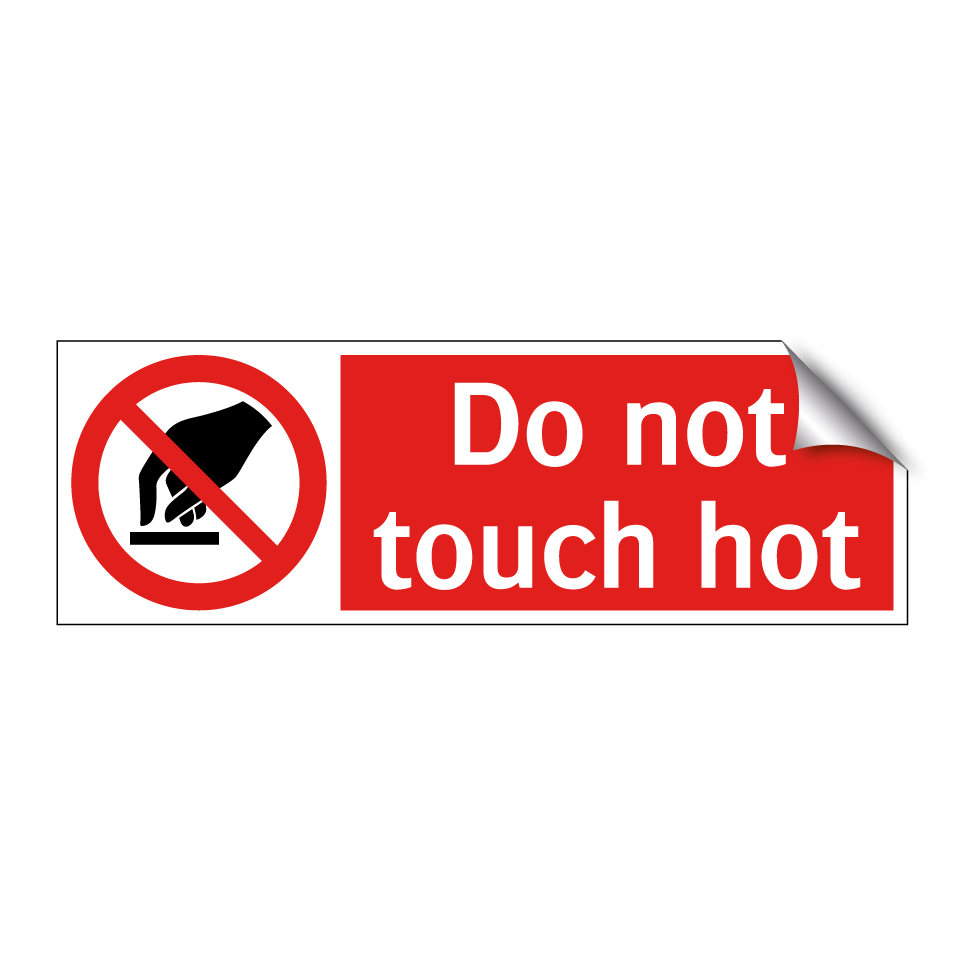 Do not touch hot