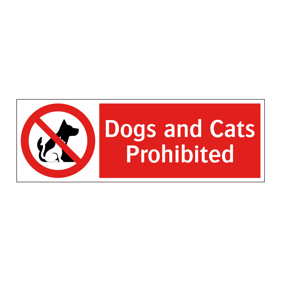 Dogs and Cats Prohibited