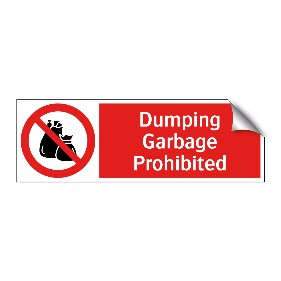 Dumping Garbage Prohibited