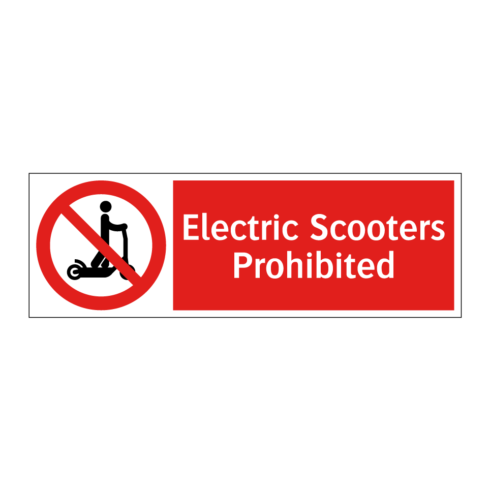 Electric Scooters Prohibited