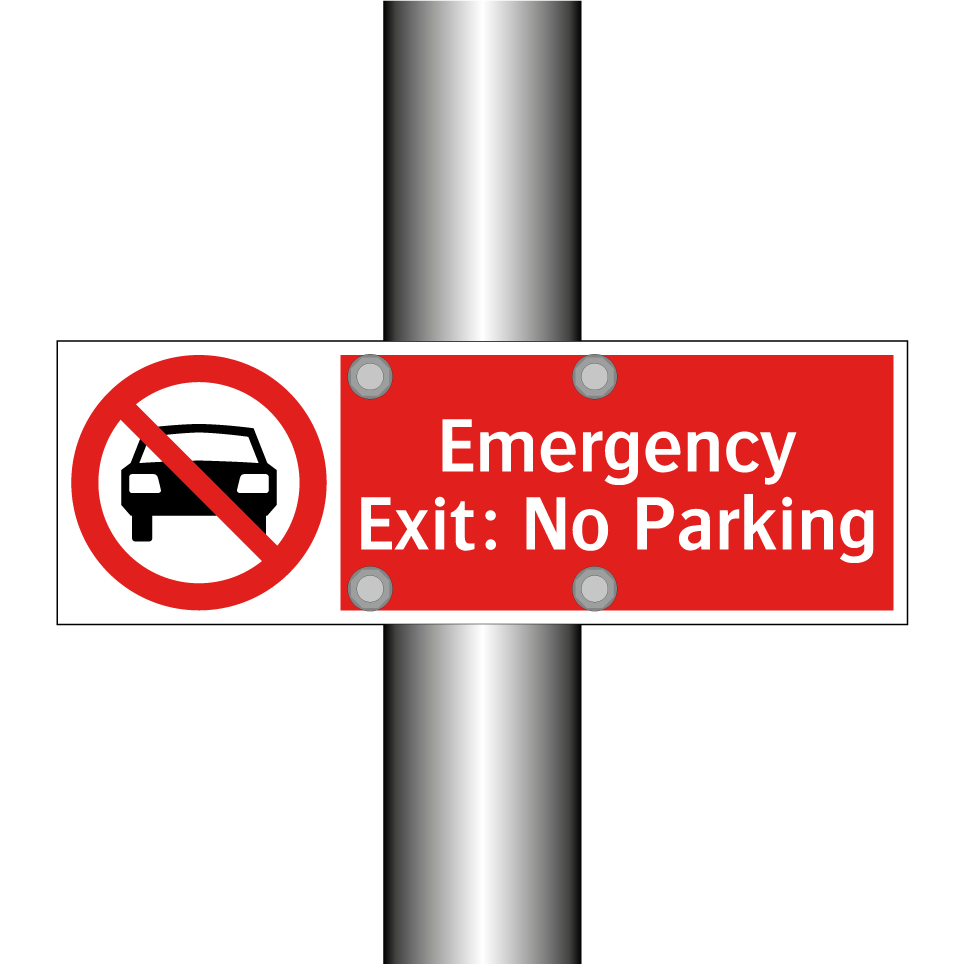 Emergency Exit: No Parking
