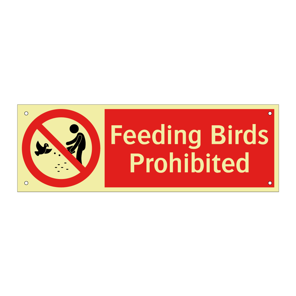 Feeding Birds Prohibited