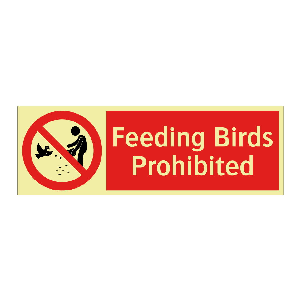 Feeding Birds Prohibited