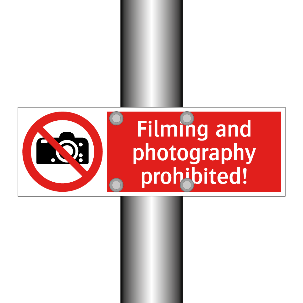 Filming and photography prohibited!