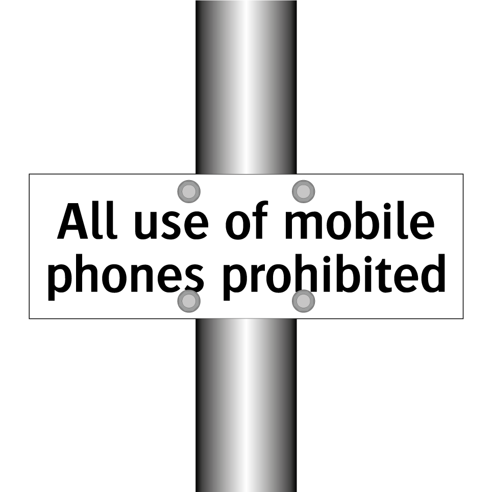All use of mobile phones prohibited