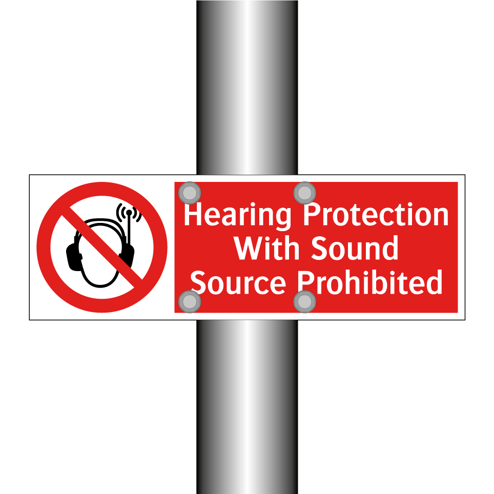 Hearing Protection With Sound Source Prohibited