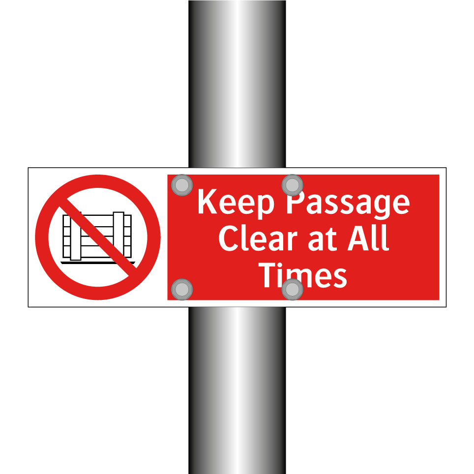 Keep Passage Clear at All Times