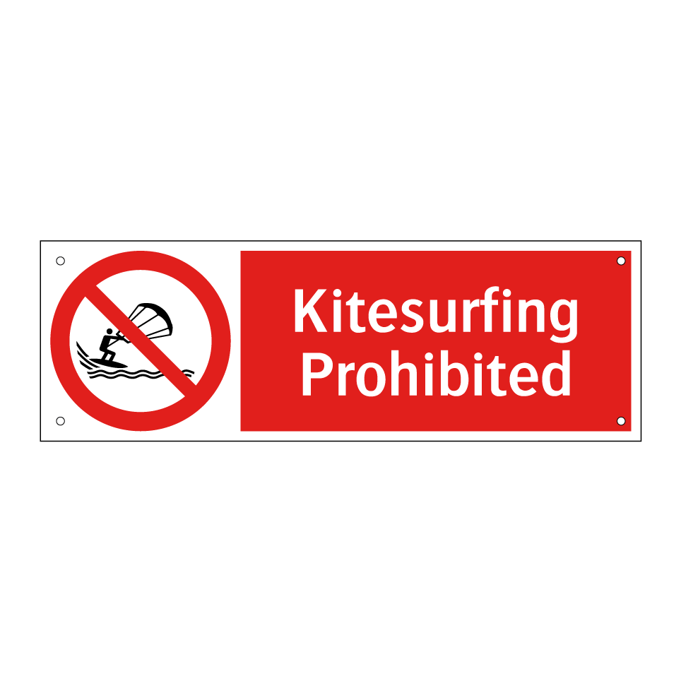 Kitesurfing Prohibited