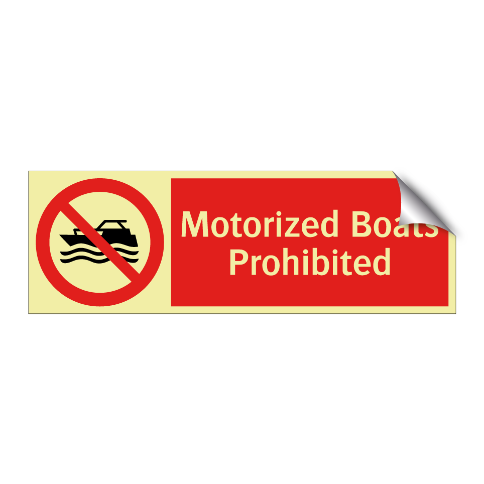 Motorized Boats Prohibited