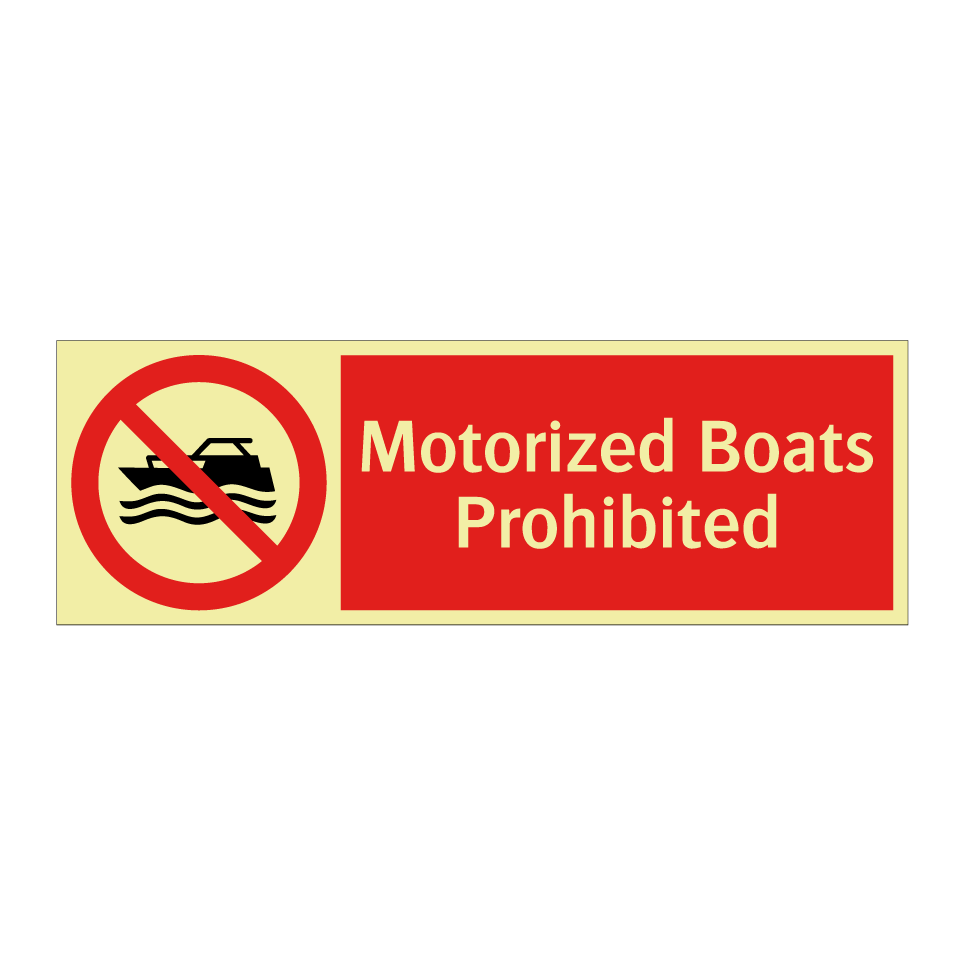 Motorized Boats Prohibited
