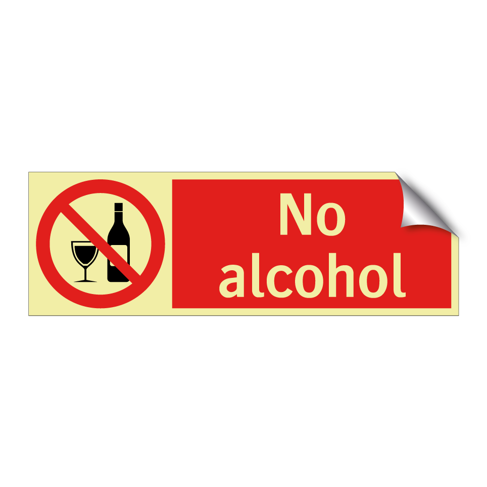 No alcohol