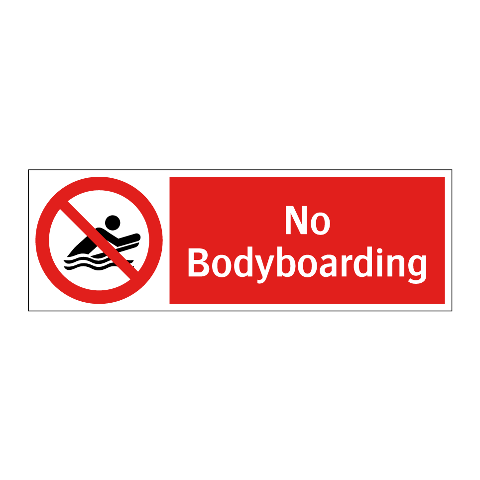 No Bodyboarding