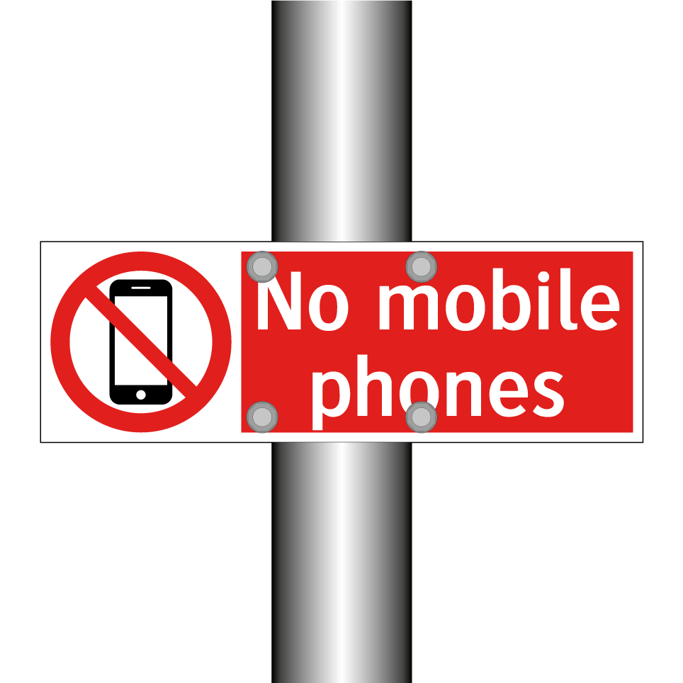 No mobile phones
