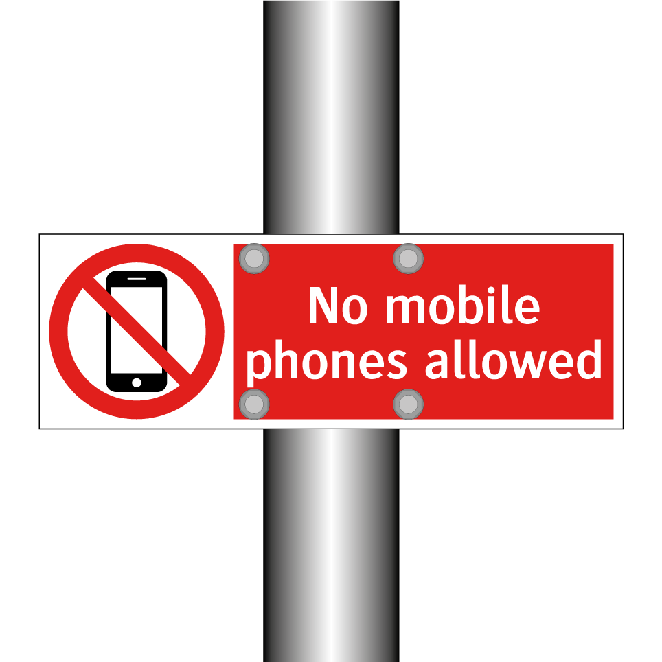 No mobile phones allowed