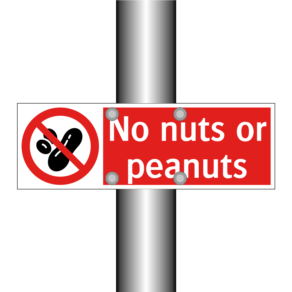 No nuts or peanuts