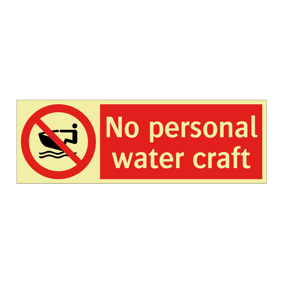 No personal water craft