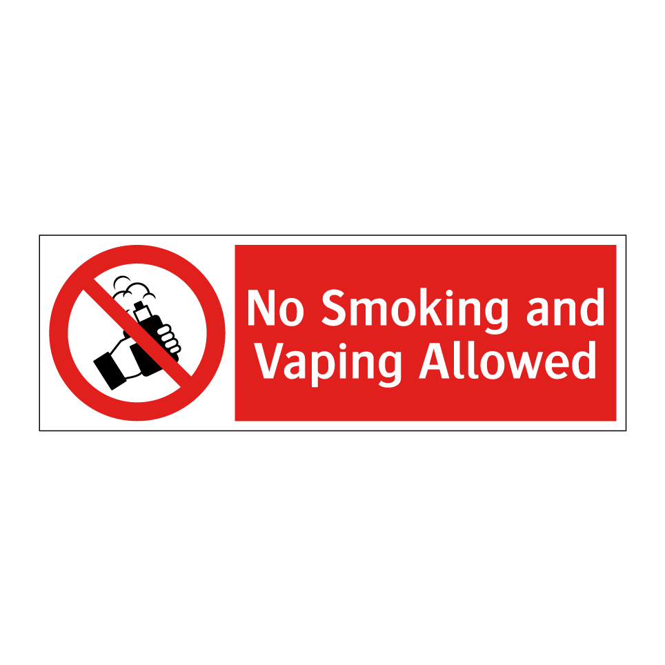 No Smoking and Vaping Allowed