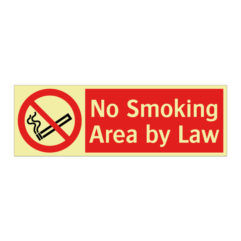 No Smoking Area by Law