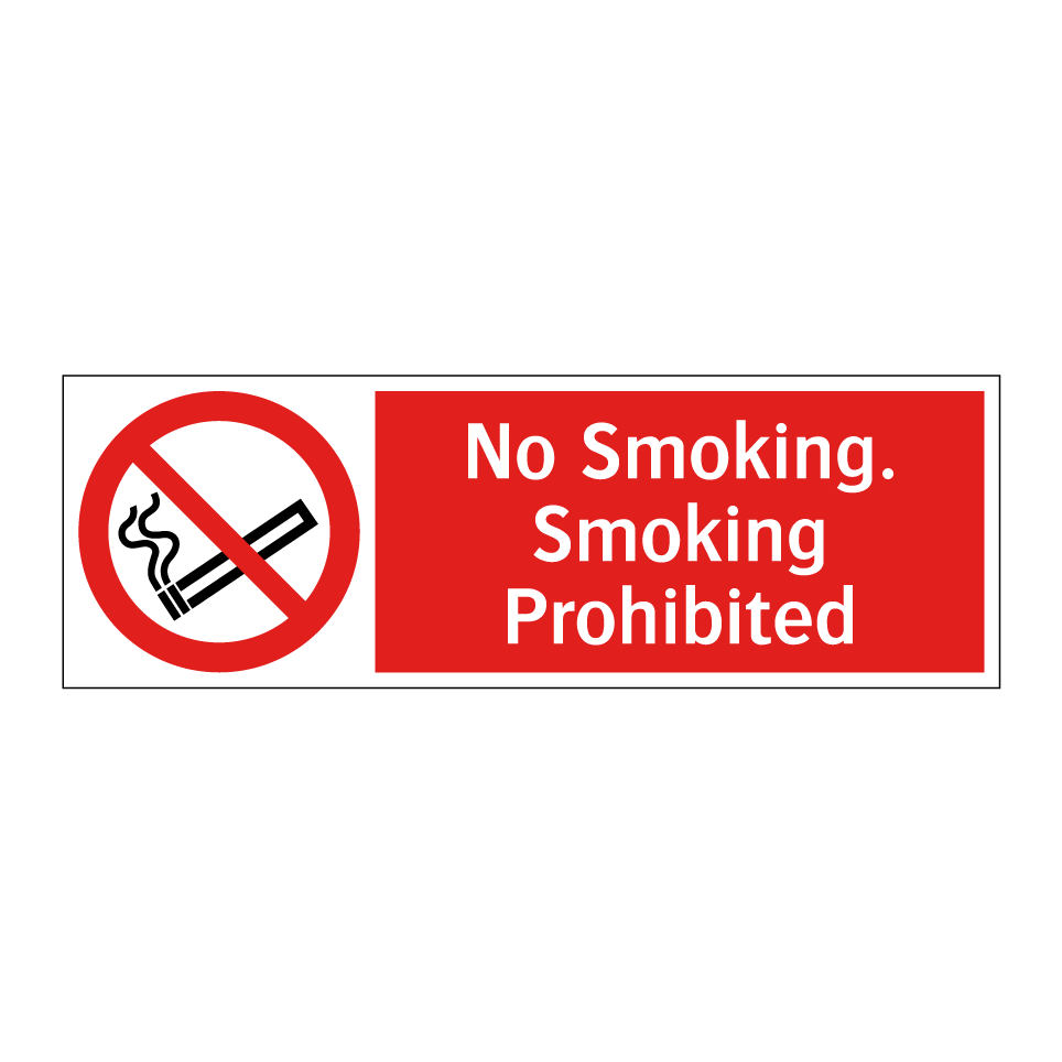 No Smoking. Smoking Prohibited