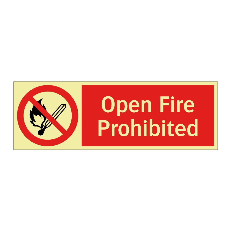 Open Fire Prohibited