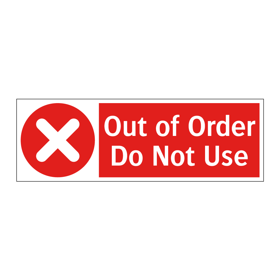 Out of Order Do Not Use