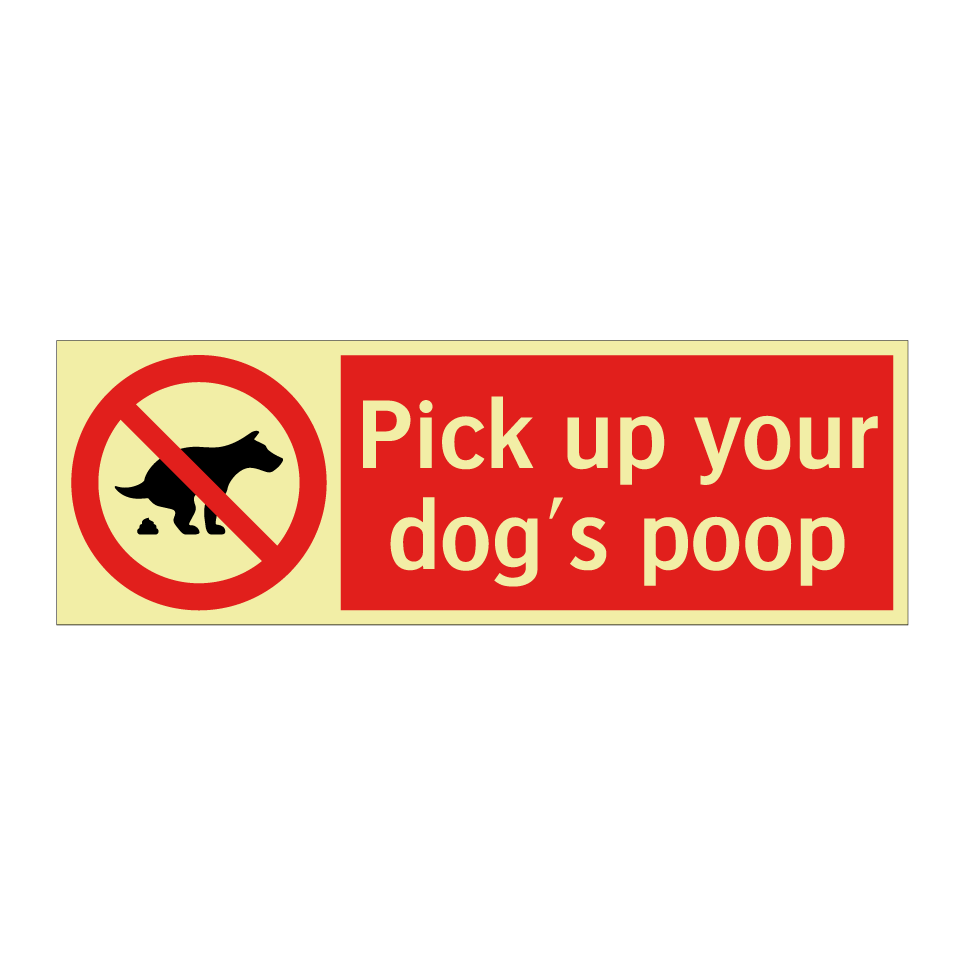Pick up your dog's poop