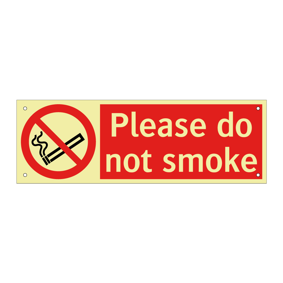 Please do not smoke