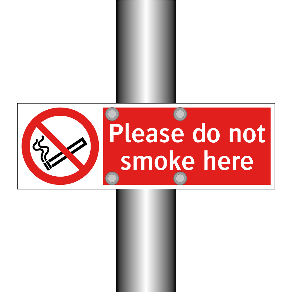 Please do not smoke here