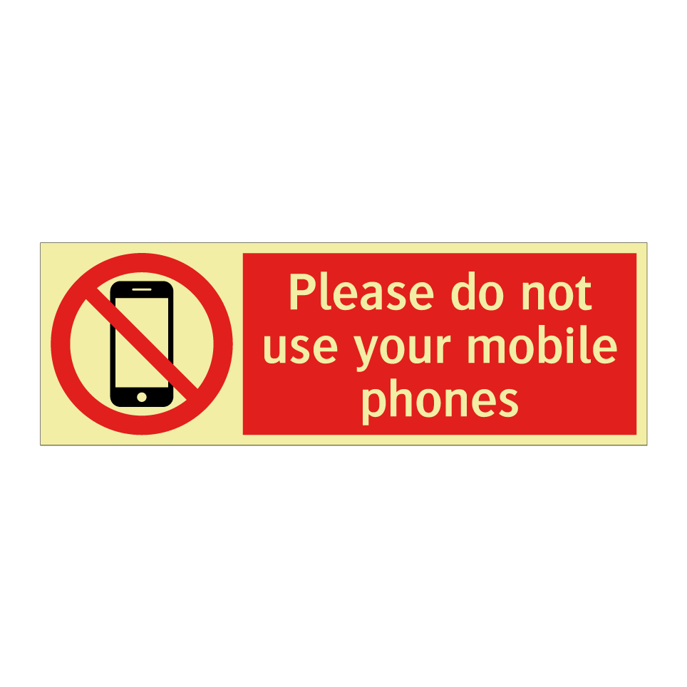 Please do not use your mobile phones