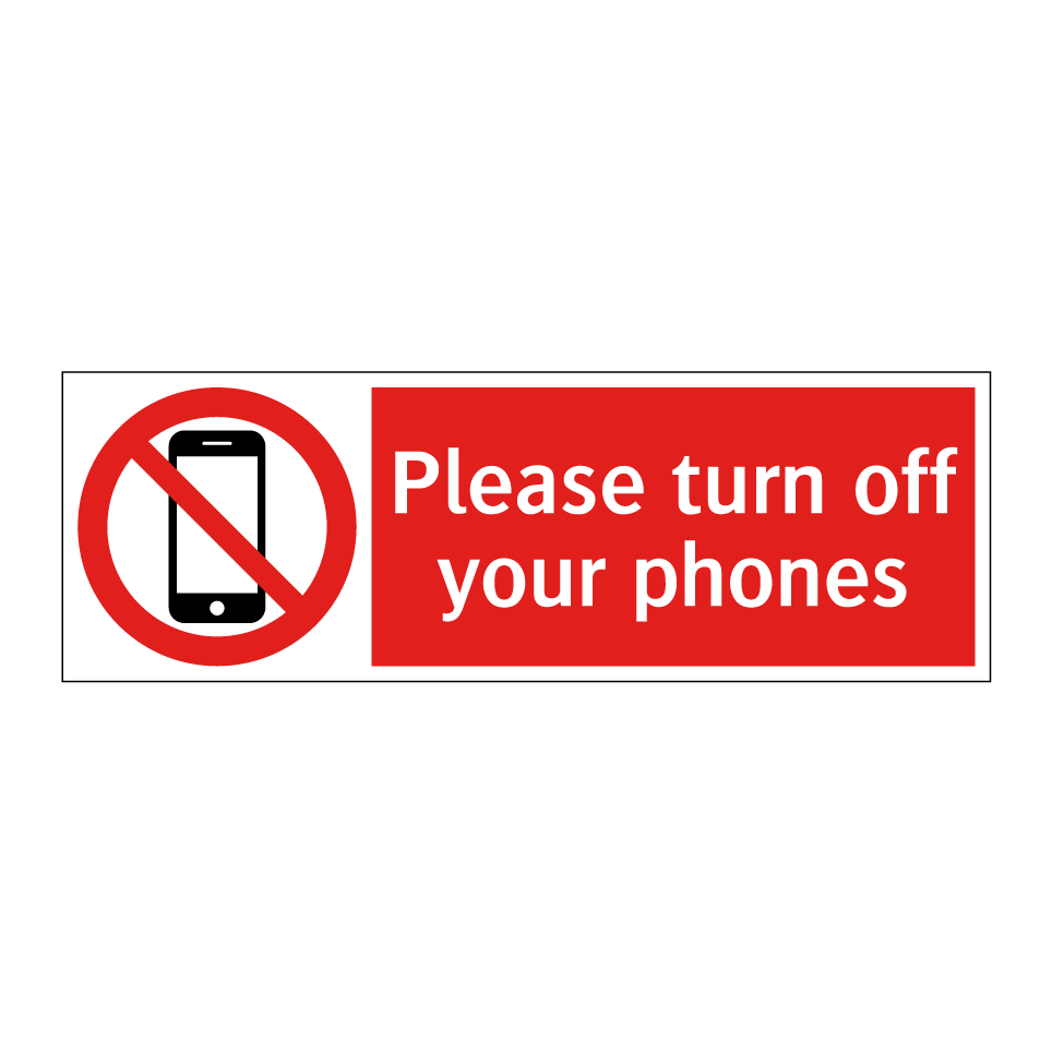 Please turn off your phones