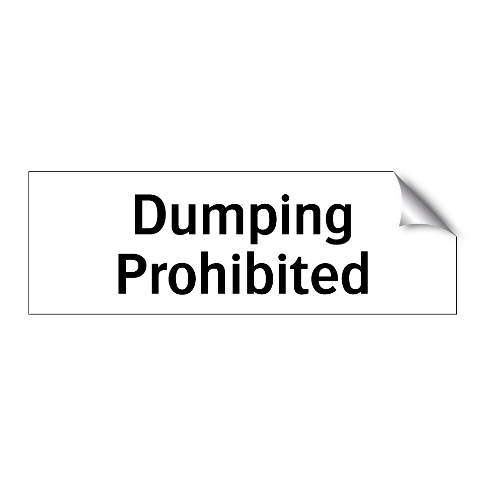 Dumping Prohibited