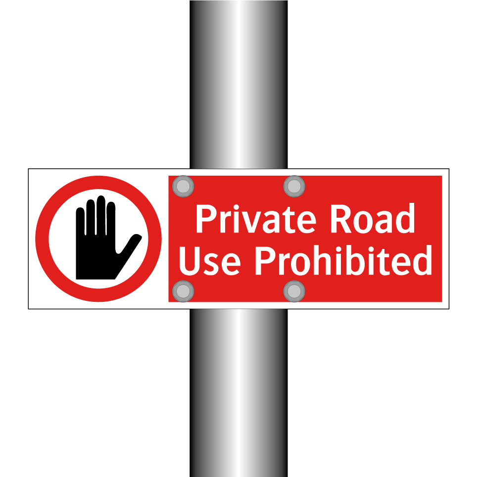 Private Road Use Prohibited