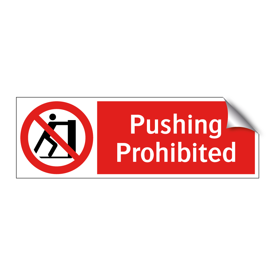 Pushing Prohibited