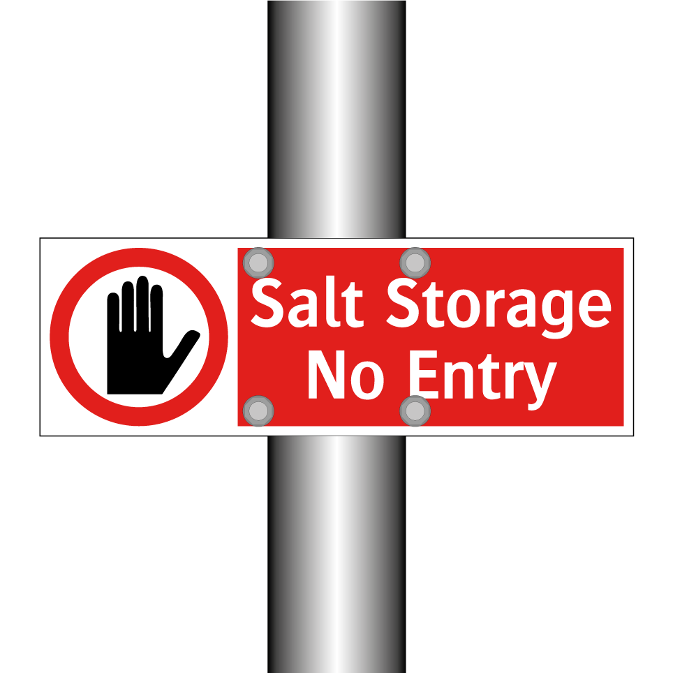 Salt Storage No Entry