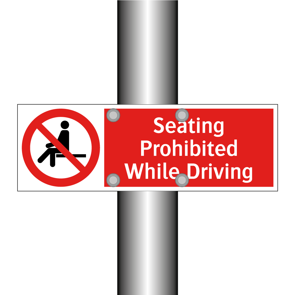 Seating Prohibited While Driving
