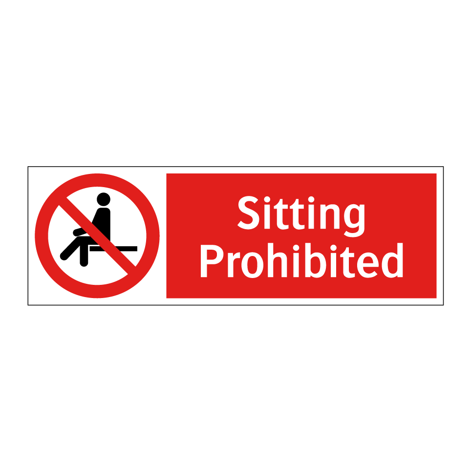 Sitting Prohibited