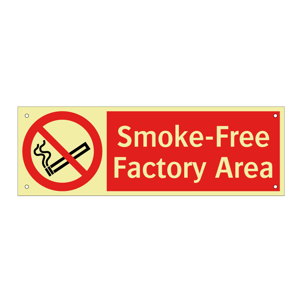 Smoke-Free Factory Area