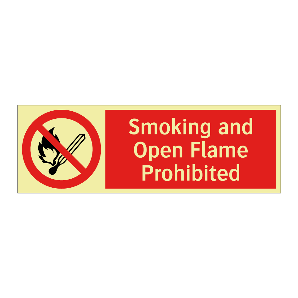 Smoking and Open Flame Prohibited